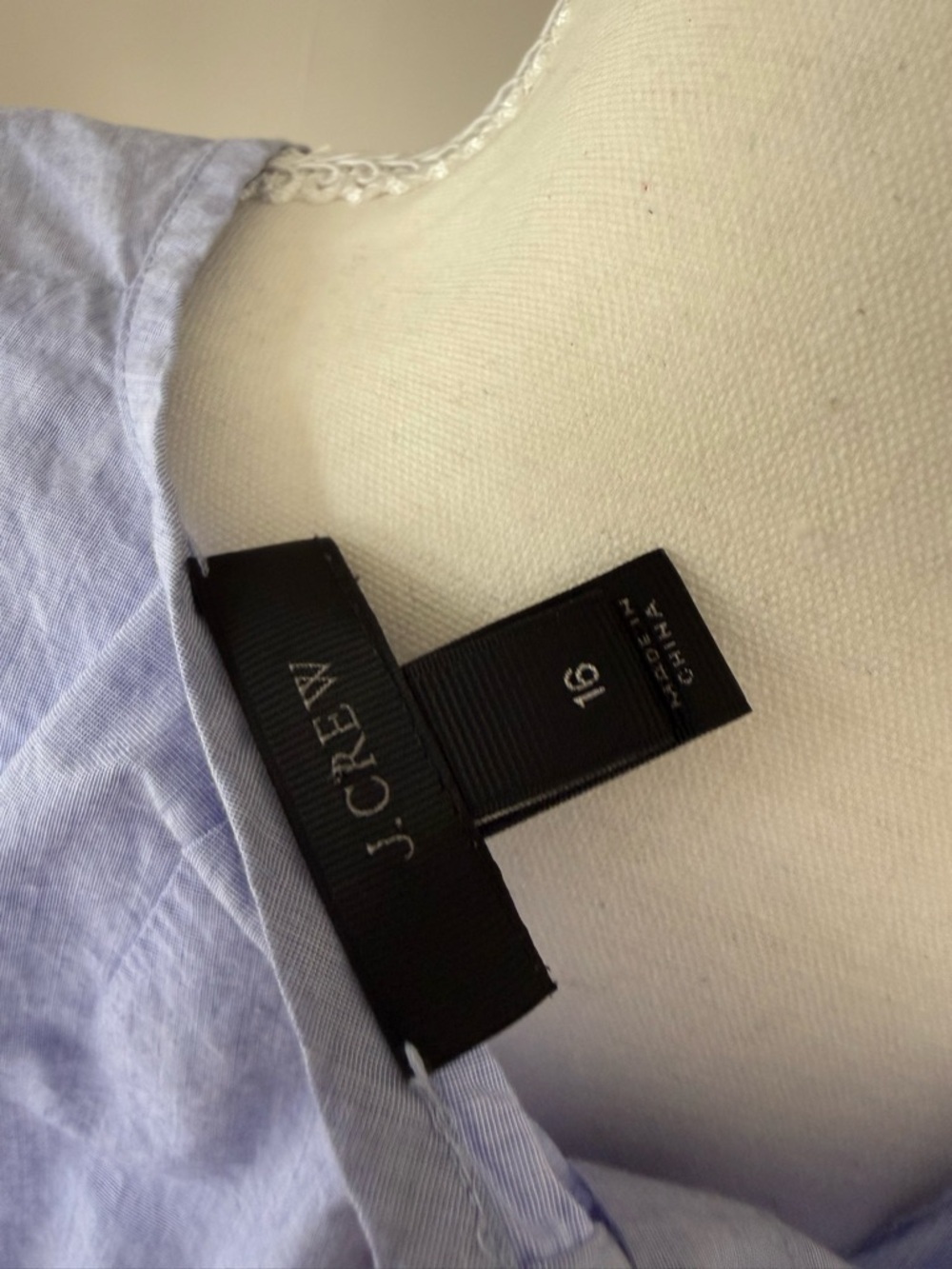 J. Crew Lavender Button-back bell-sleeve top Ruffle Sleeve Blouse 100% cotton 16 - Picture 4 of 6